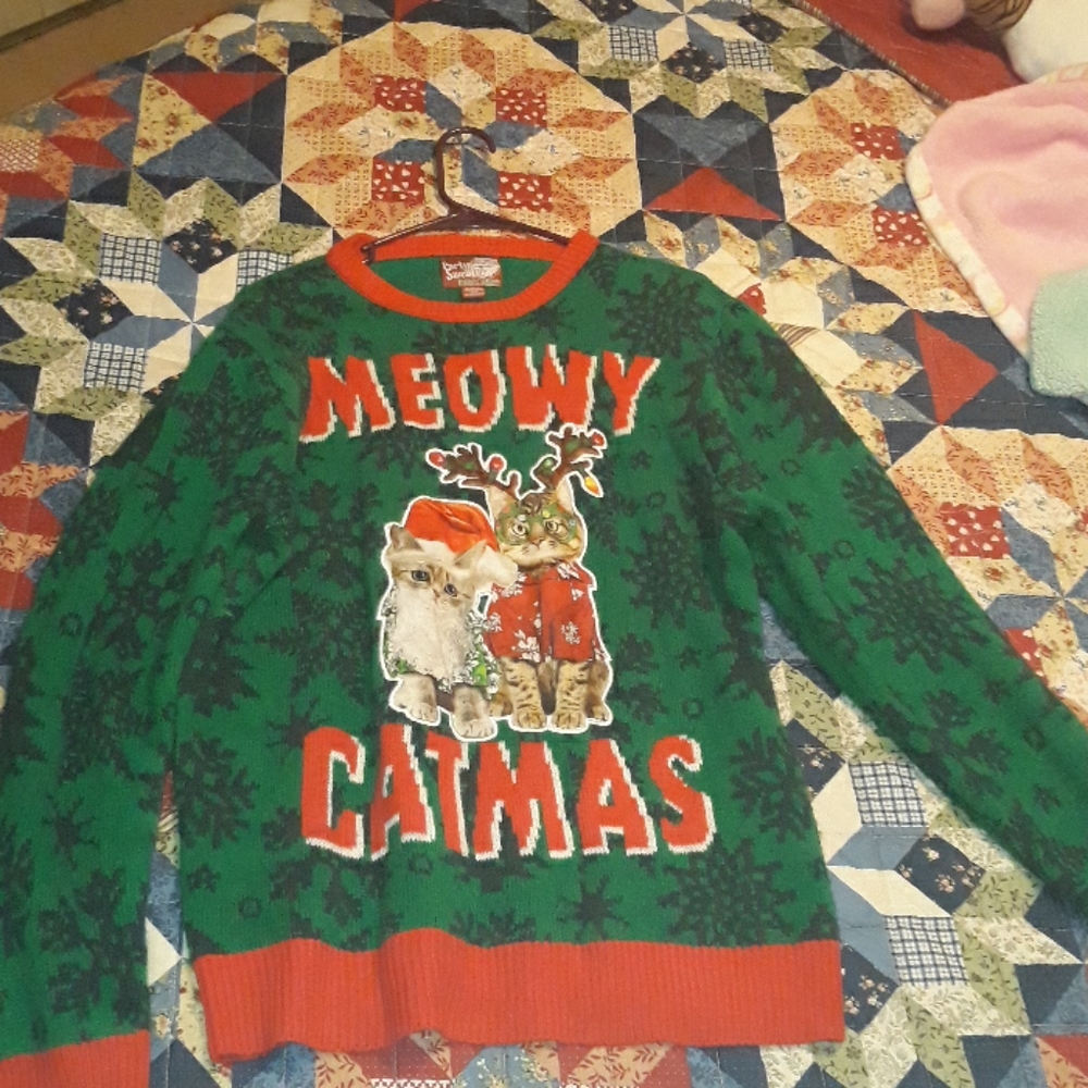 A Christmas sweater